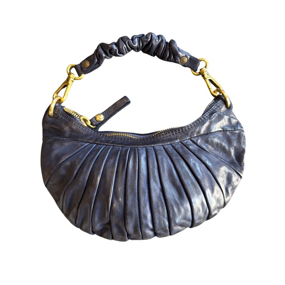 Shoulder Bag "LUNA" in dark blue - Picture 1 of 6